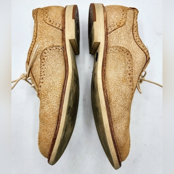 UGG CAELYN TAN SUEDE LEATHER OXFORD SHOES SIZE 7 - Picture 8 of 12